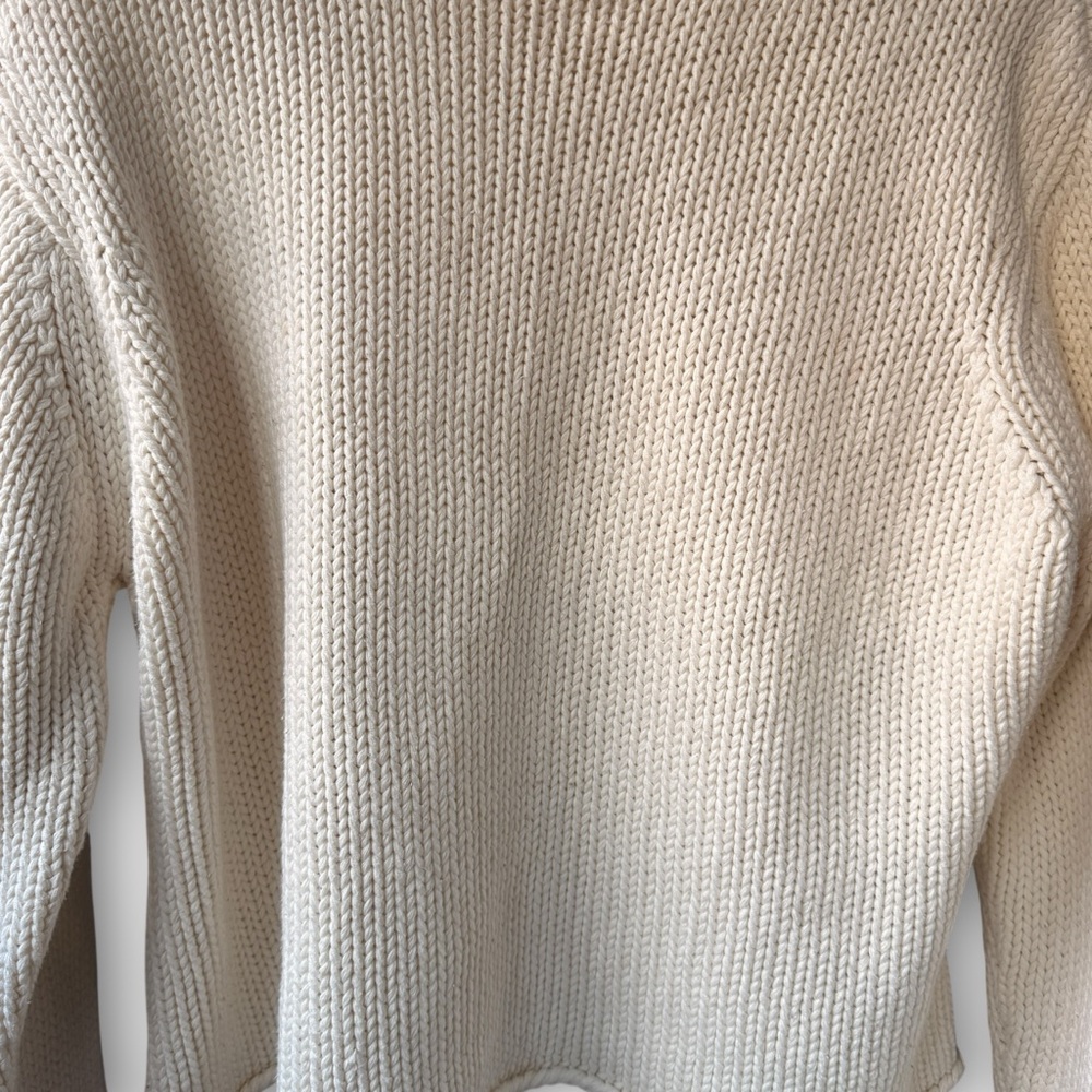 Coldwater Creek Chunky Knit Mock Neck Sweater – Size L (Like New) - Picture 3 of 7
